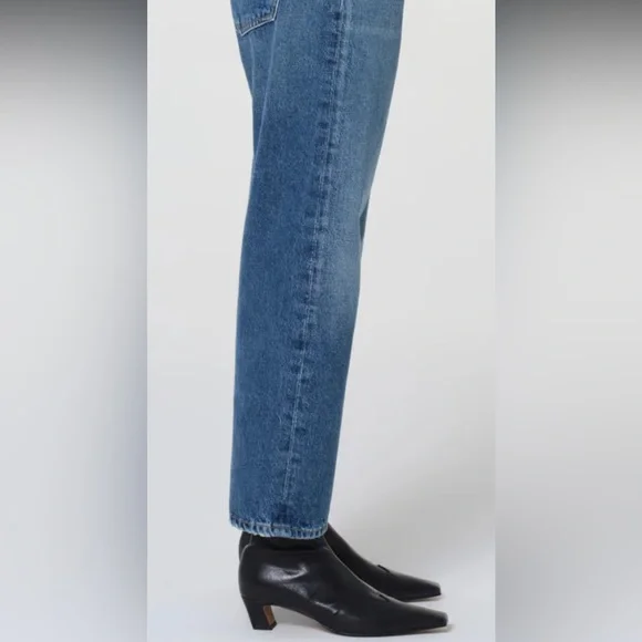 NWT Agolde 90s Crop Mid Rise Straight Petite - Picture 2 of 8